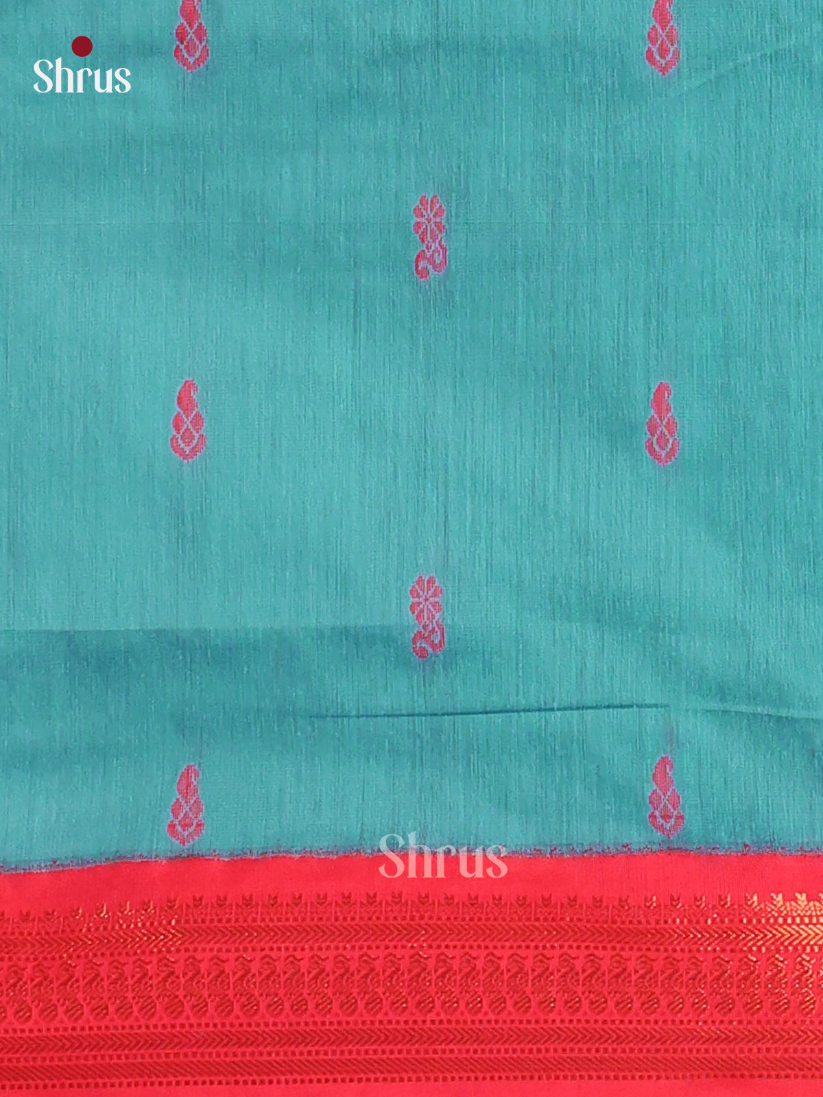 Blue & Maroon Kalyani Cotton Unstitched  Top & Dupatta- MDA22008 - Shop on Shrus.com