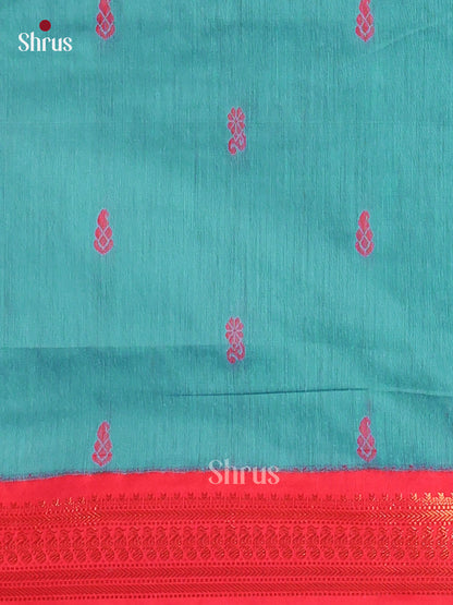Blue & Maroon Kalyani Cotton Unstitched  Top & Dupatta- MDA22008 - Shop on Shrus.com