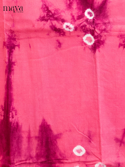 Pink & Maroon - Shibori Salwar
