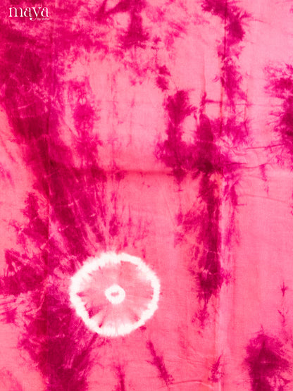 Pink & Maroon- Shibori Salwar