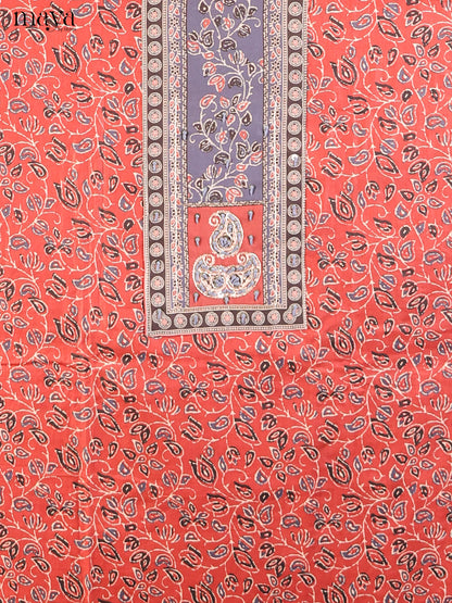 Red & Blue - Cotton salwar