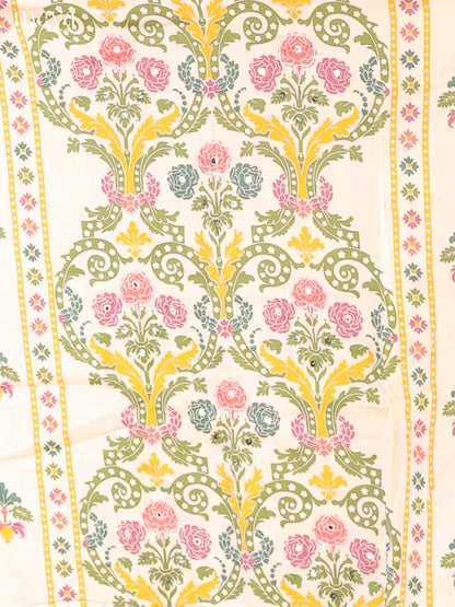Cream & Green - Cotton salwar