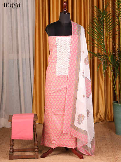 Pink & Cream - Cotton salwar