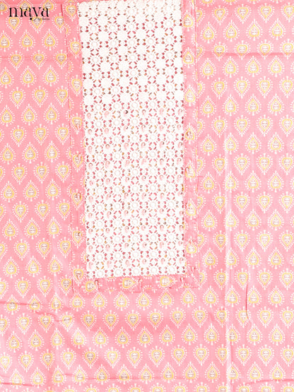 Pink & Cream - Cotton salwar
