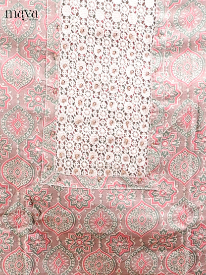 Pink & Grey - MDD21023 - Cotton salwar