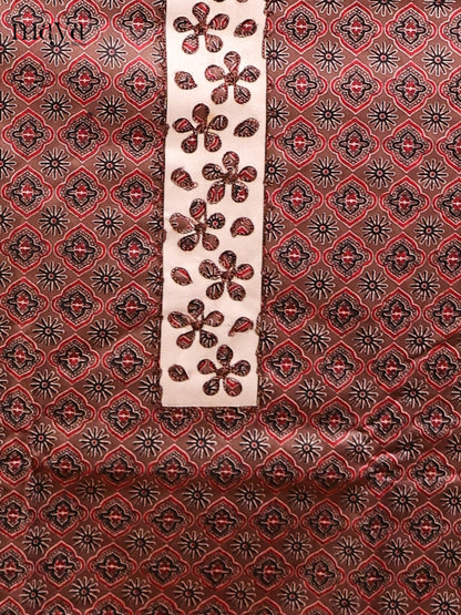 Brown & Cream - MDD21040 - Cotton salwar