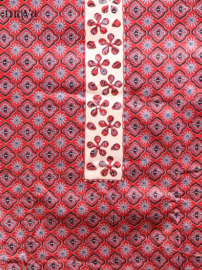 Maroon & Cream - MDD21041 - Cotton salwar