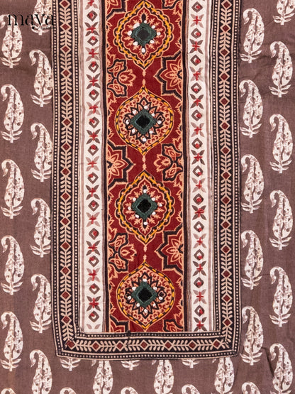 Brown - Cotton salwar