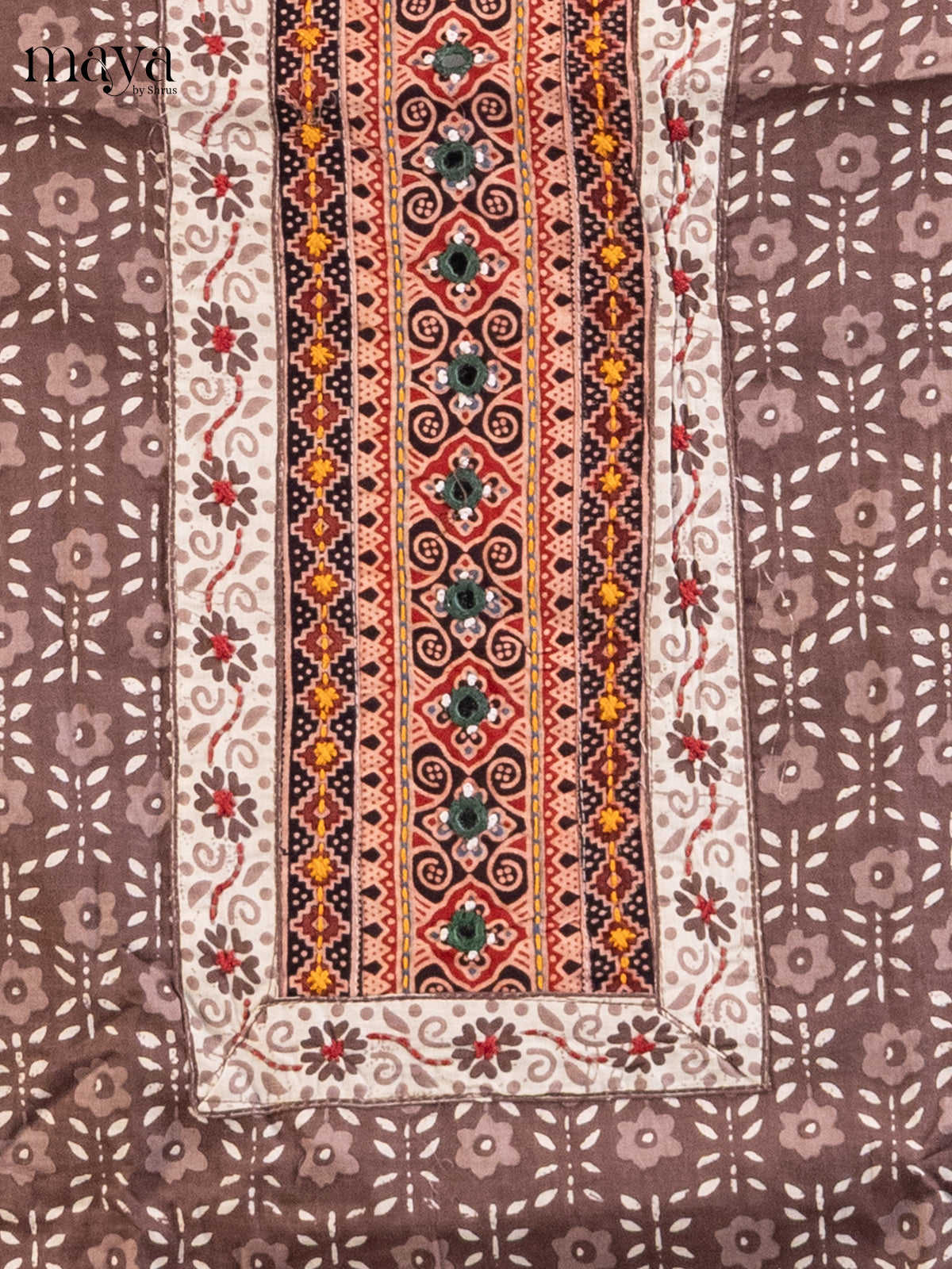Brown & Cream - Cotton salwar