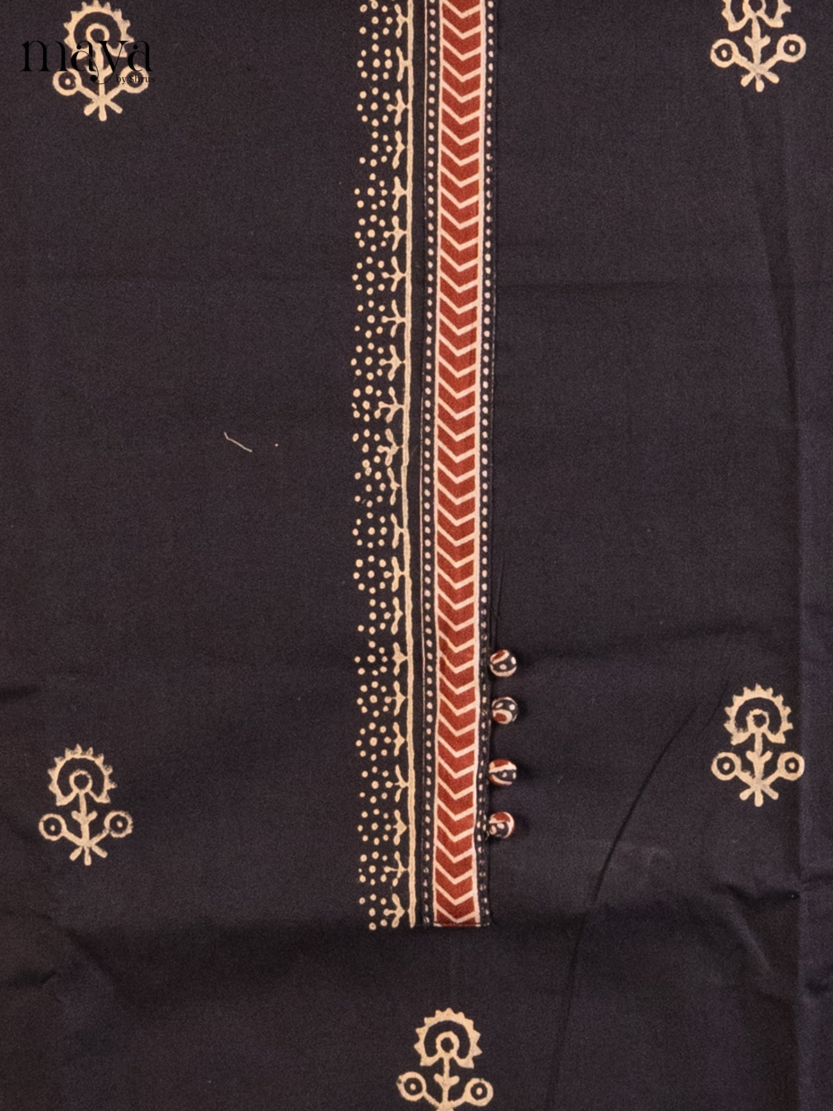Black & Cream - Cotton salwar