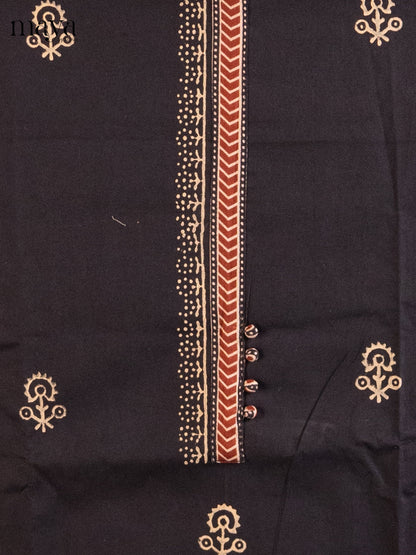Black & Cream - Cotton salwar