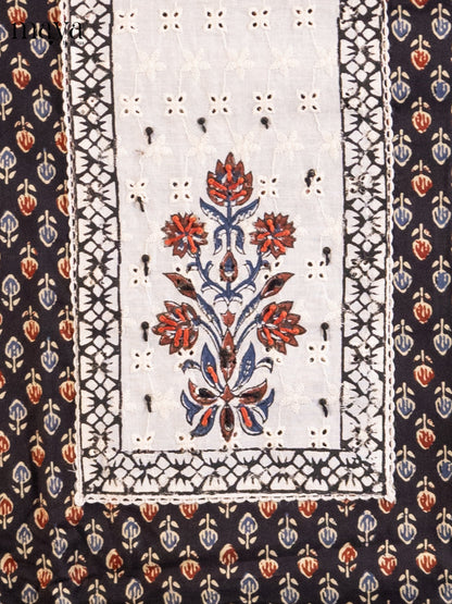 Black & Cream - Cotton salwar