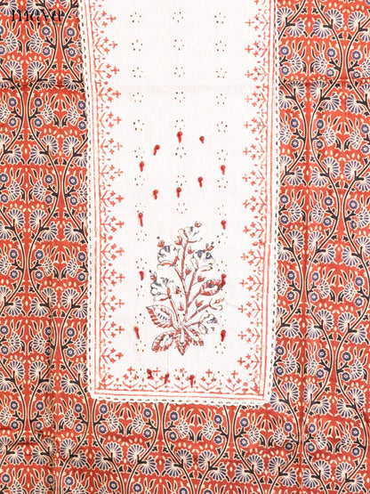 Rust & Cream- Cotton salwar
