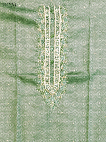 Green & Cream- Cotton salwar