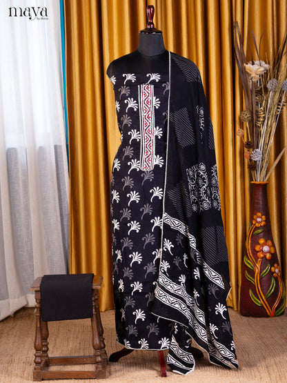 Black - Cotton salwar