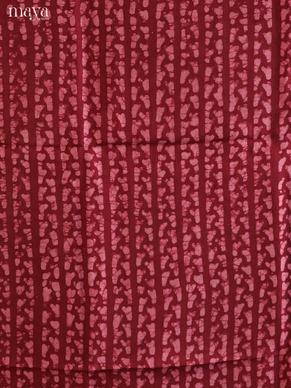 Maroon - Cotton salwar