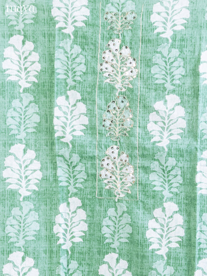 Green- Cotton salwar