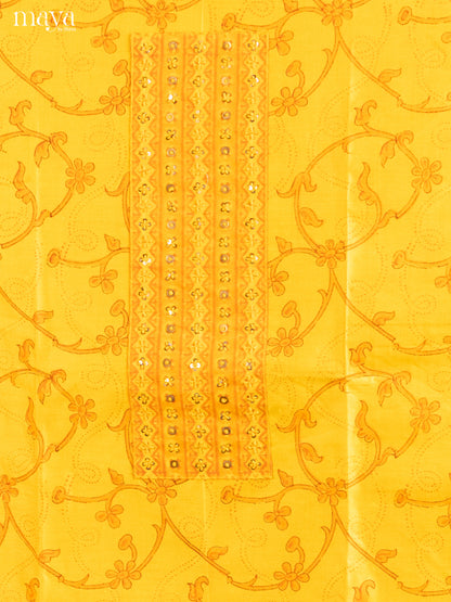 Yellow- Cotton salwar