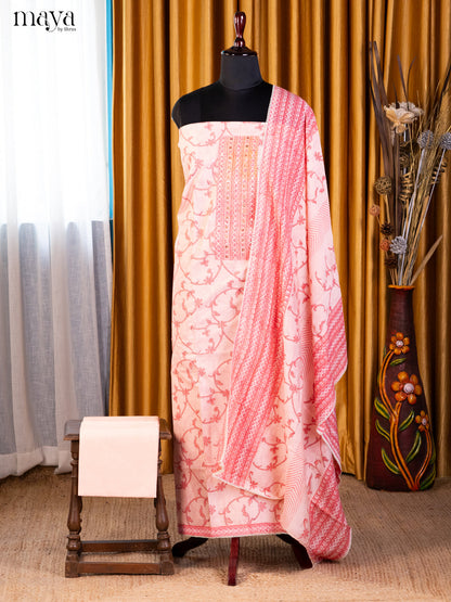 Pink & Cream- Cotton salwar