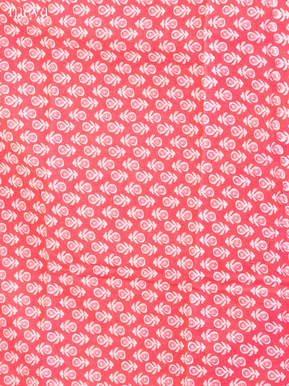 Pink & White- Cotton salwar