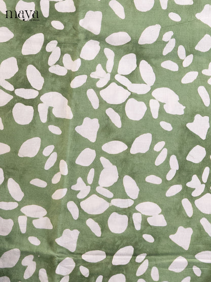 Green & White - Cotton salwar