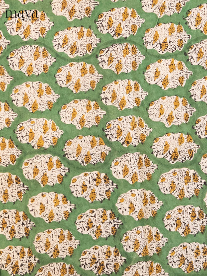 Green & Cream - Cotton salwar