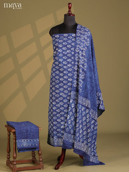 Blue - Cotton salwar