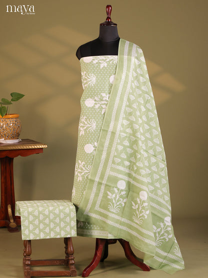Lite Green - Cotton salwar
