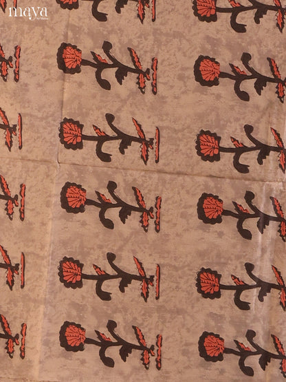 Brown - Cotton salwar