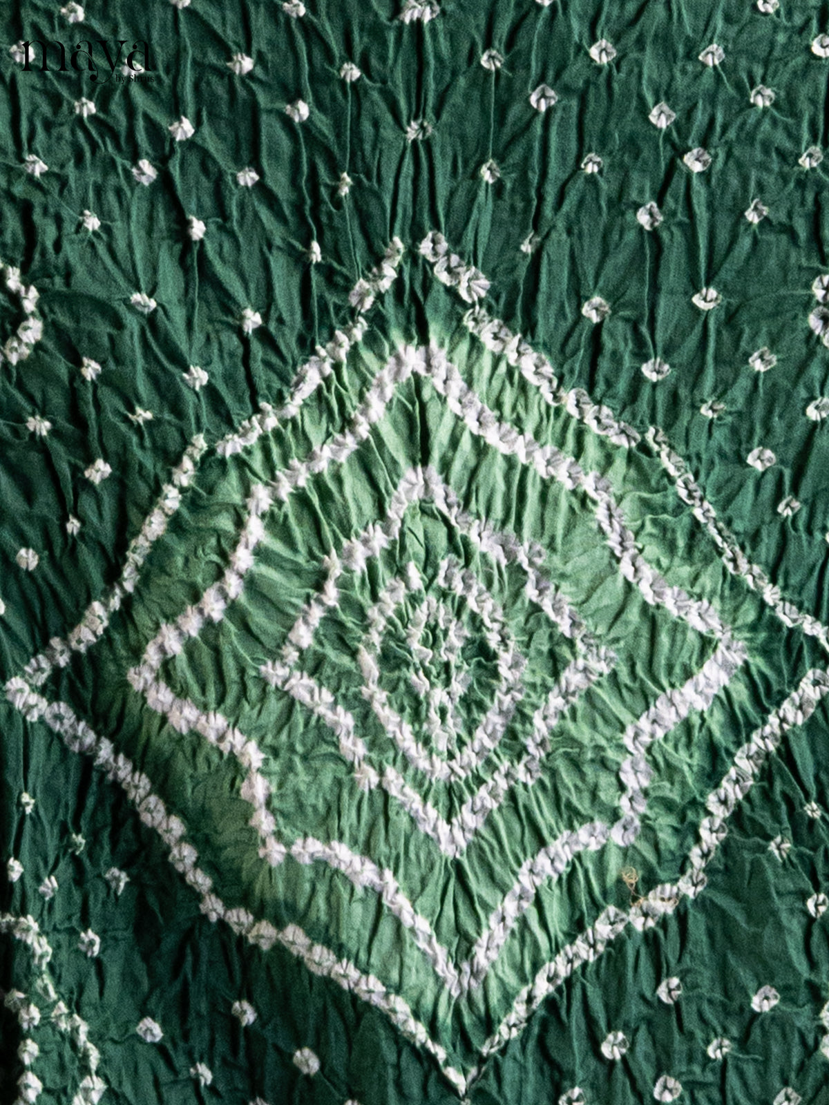 Green  - Bandhini salwar Unstitch