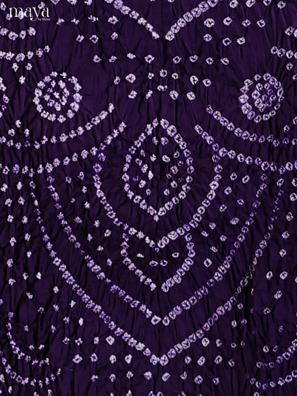 Violet - Bandhini salwar Unstitch