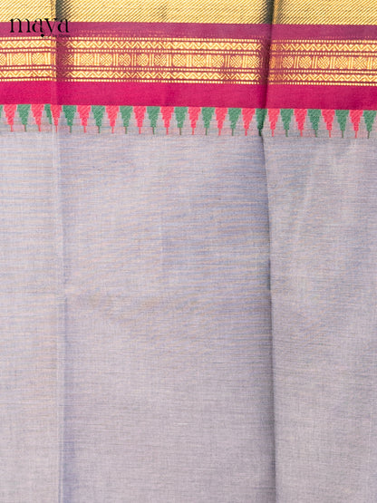 Lite blue & Pink- chettinad top & dupatta combo