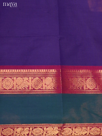 Purple & Pink - chettinad top & dupatta combo