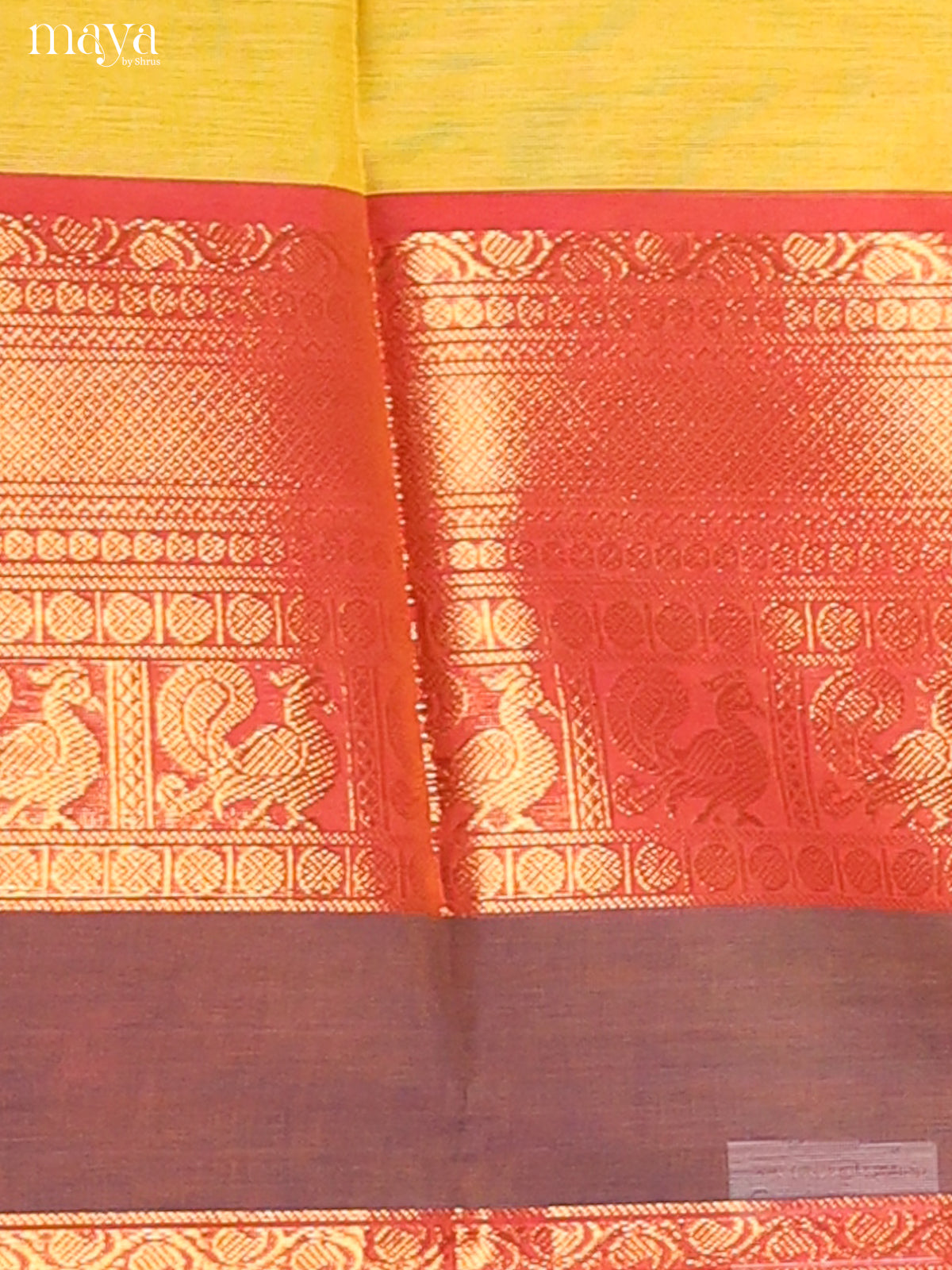 Yellow & Pink - chettinad top & dupatta combo