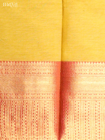 Lime Green & Pink - chettinad top & dupatta combo