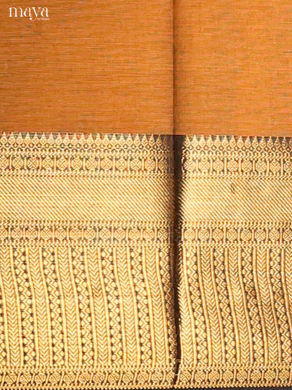 Mustard- chettinad top & dupatta combo