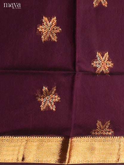 MDH02047-Semi silkcotton salwar unstitch