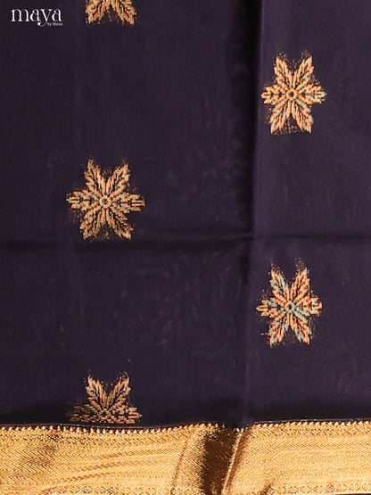 MDH02093-Semi silkcotton salwar unstitch