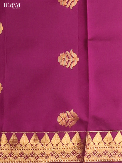 MDH05073-semi softsilk salwar Unstitch