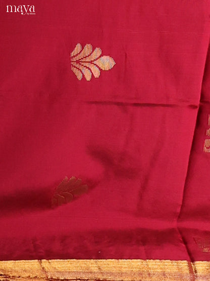 MDH05119-semi softsilk salwar Unstitch