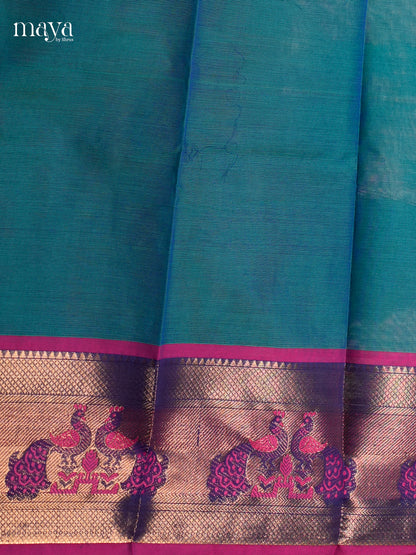 MDH10005-chettinad top & dupatta combo
