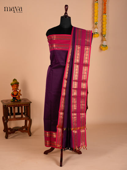 MDH10010-chettinad top & dupatta combo