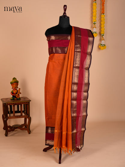 MDH10013-chettinad top & dupatta combo