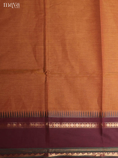 Mustard &  Maroon -chettinad top & dupatta combo