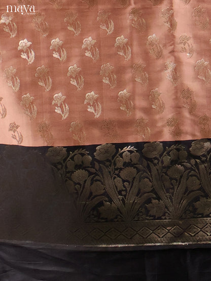MDH18020-Semi banaras salwar Unstitch