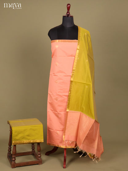 MDH26015-semi softsilk salwar Unstitch