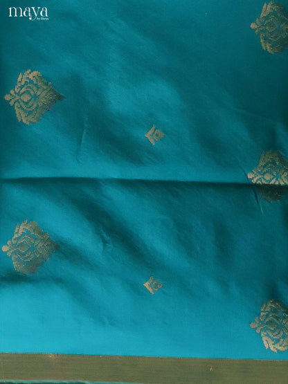 MDH26137-semi softsilk salwar Unstitch