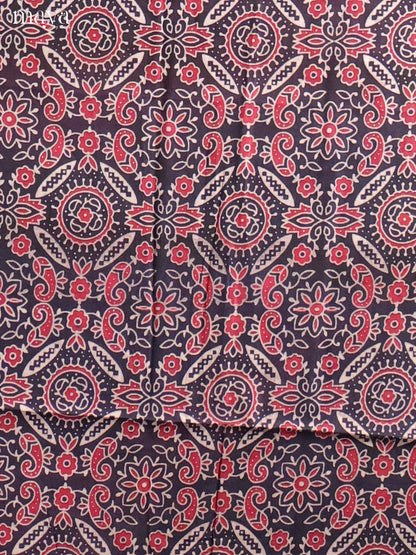 Black & Cream -Ajrakh Salwar Unstitch