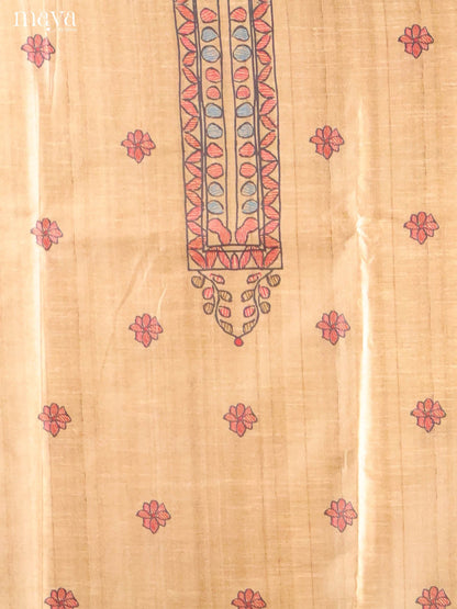 Sandal -Semi Tussar Salwar Unstitch