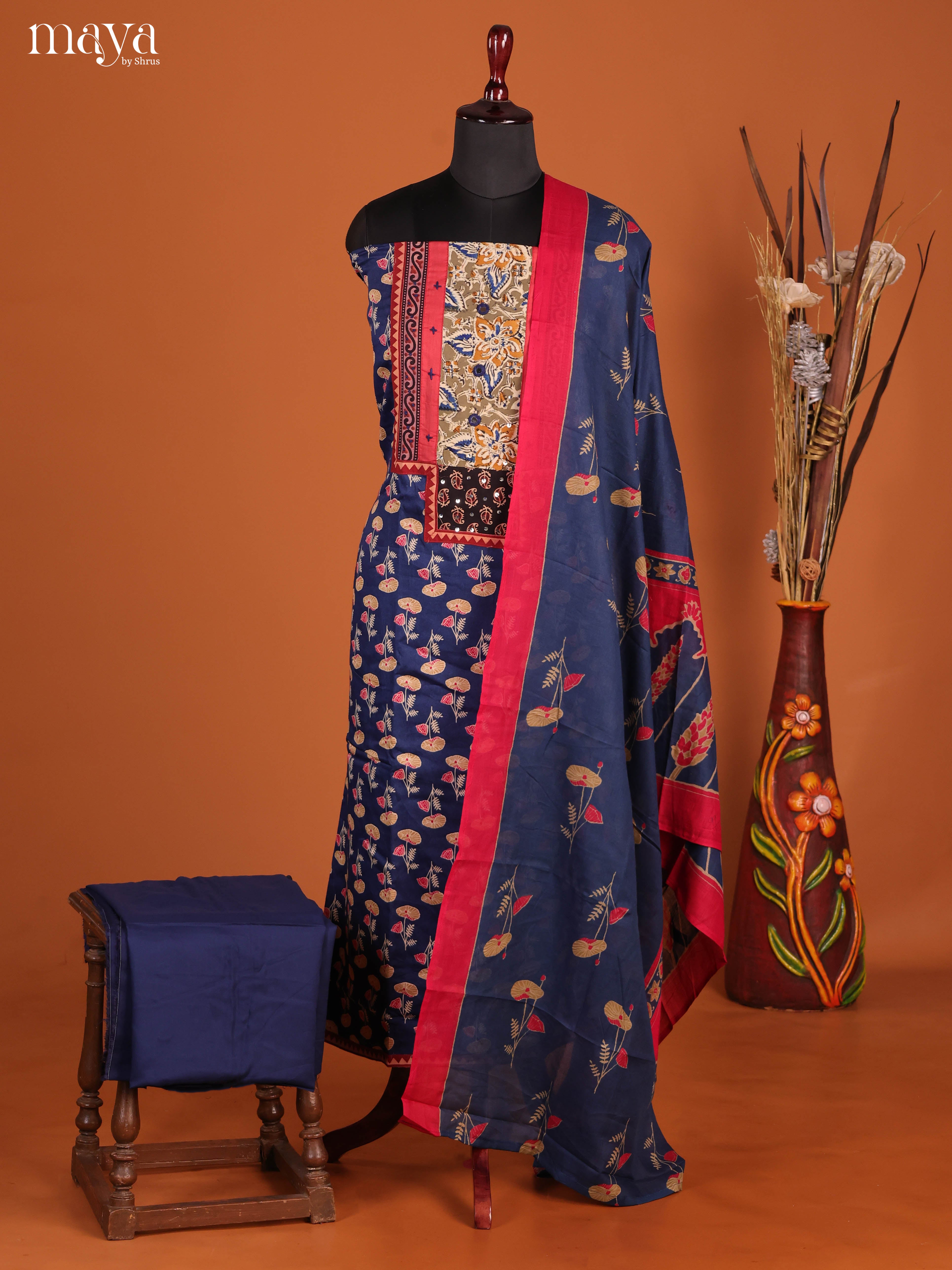 MDI22024-Ajrakh Salwar Unstitch